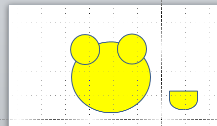 Position the ears