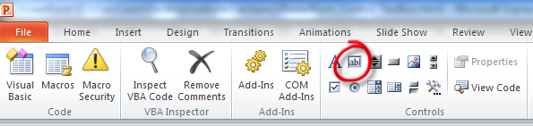 Control TextBox