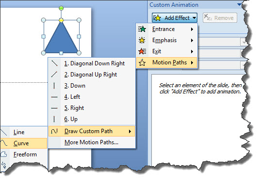 Custom Curve Path