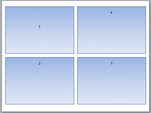 Printer handouts