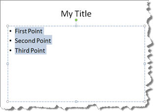Highlighted text