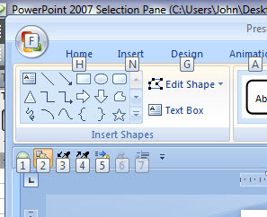 Press the ALT key