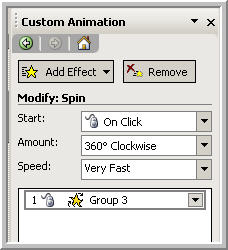 Animating the wheel