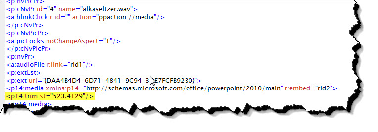 Slide XML
